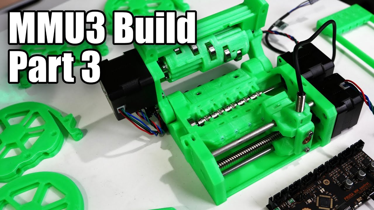 Prusa MMU3 Multi Material Upgrade For MK4 Build Part 3