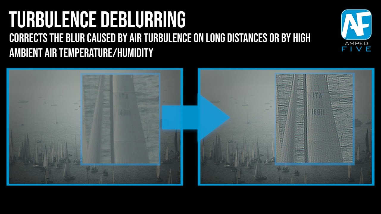Turbulence Deblurring: Deblur Air Turbulence in Amped FIVE