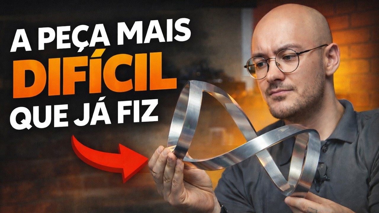 A pe&ccedil;a em alum&iacute;nio aeron&aacute;utico mais dif&iacute;cil que j&aacute; fiz | Usinagem extrema