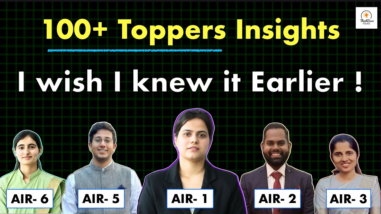 HOW TOPPERS KILL THEIR COMPETITION | *Save Your Attempt Now* #thinkbasicfolks #upsc