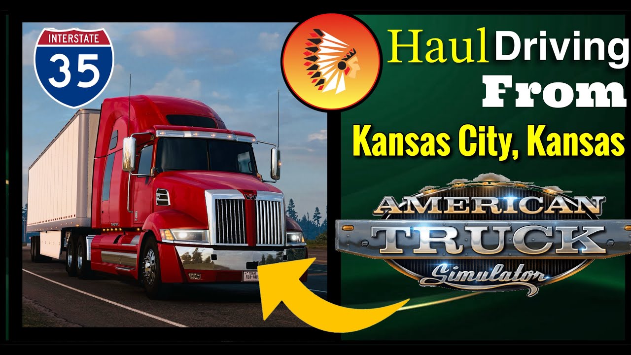 American Truck Simulator | Kansas City KS  heading to Portland OR.