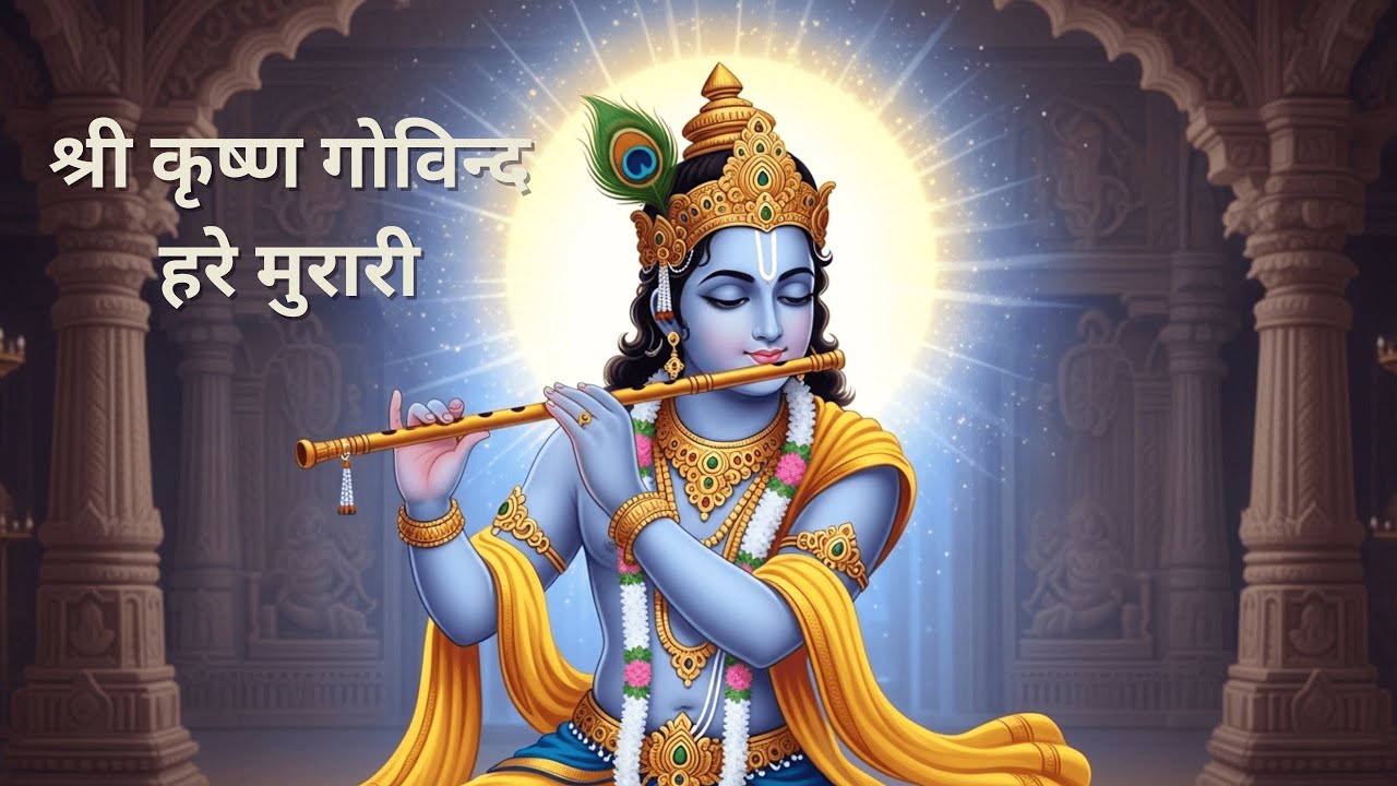 श्री कृष्ण गोविन्द हरे मुरारी | Krishna Bhajan for Kids | Shri Krishna Govind Hare Murari | Krishna