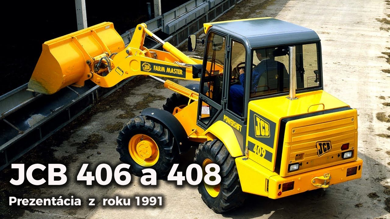 JCB 406 a 408 kolesový nakladač | Prezentácia z roku 1991