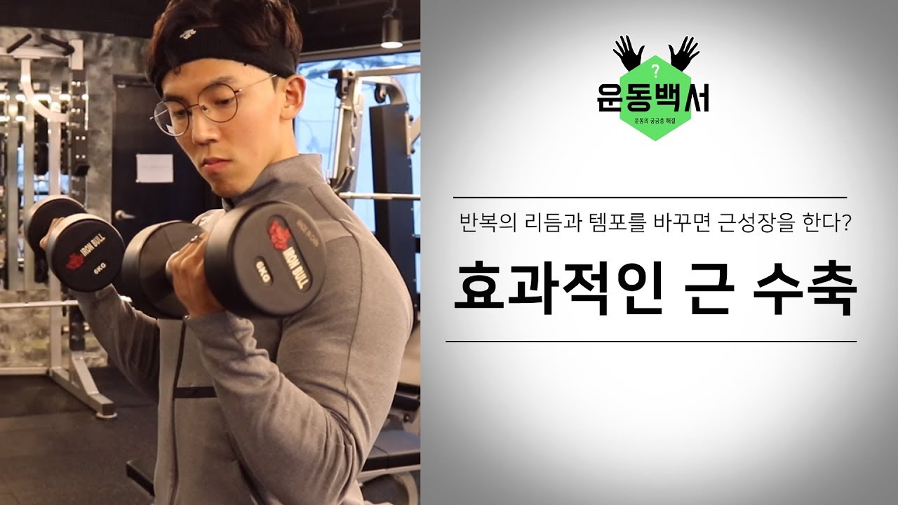 효과적인 근수축 l 반복의 리듬과 템포를 바꾸면 근성장을 한다?!