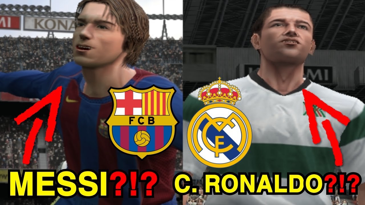MESSI E CR7: COMO SURGIRAM E QUANDO SE TORNARAM OS MELHORES EM PRO EVOLUTION SOCCER