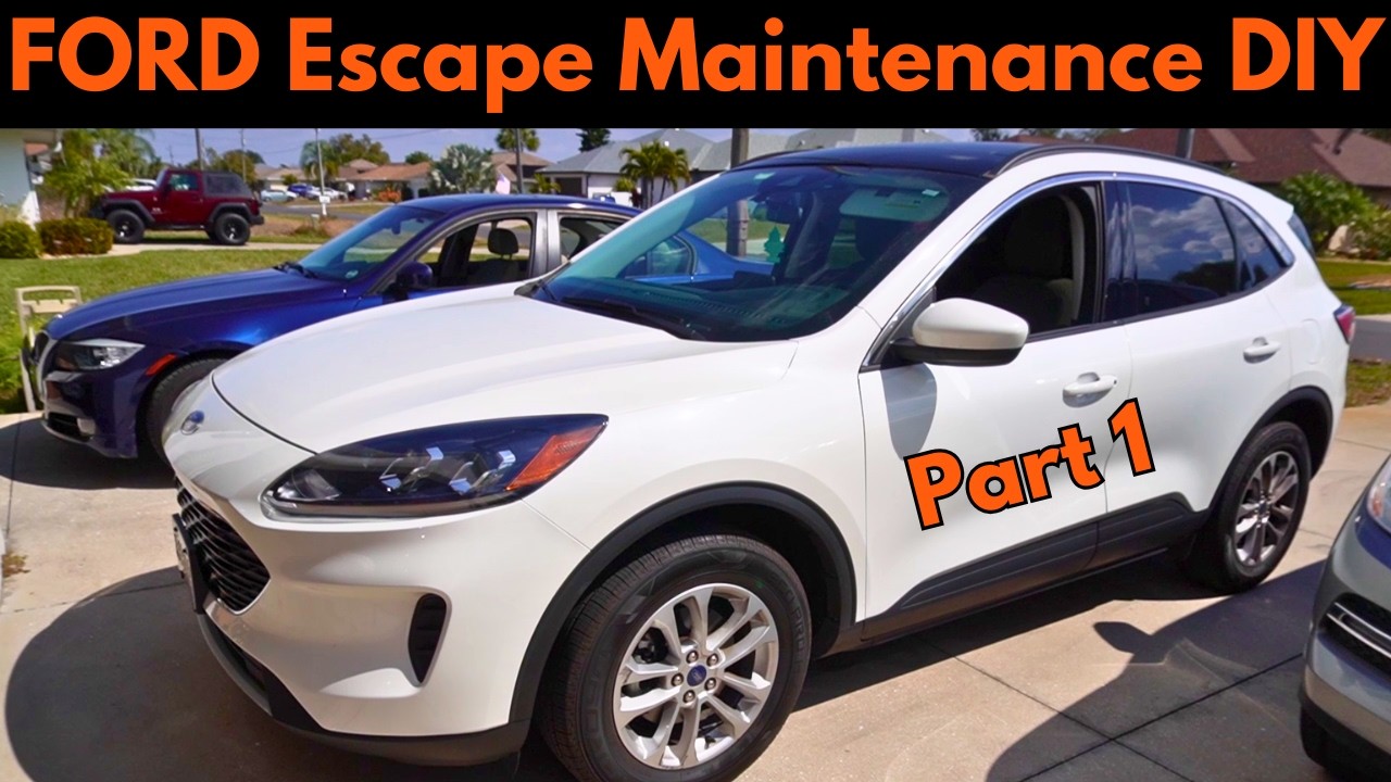 2021 Ford Escape 1.5L EcoBoost Maintenance DIY | Oil, Coolant, Spark Plugs, Brake Fluid, Filters.
