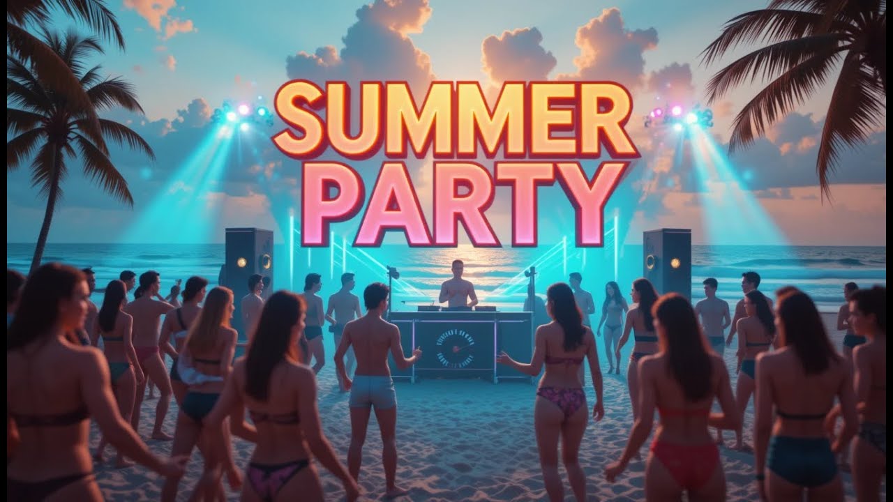 Summer Hot Beach Party Mix 2025 🌴 | Tropical House, Deep Groove & Techno Vibes 🎶🌊