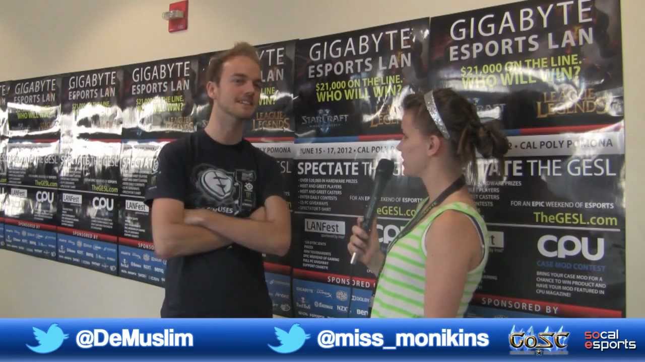 EGDeMuslim at the GIGABYTE ESPORTS LAN