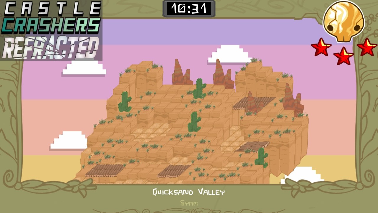 Back Off Barbarian Insane Mode - Quicksand Valley (10:31) [Castle Crashers Refracted BETA]