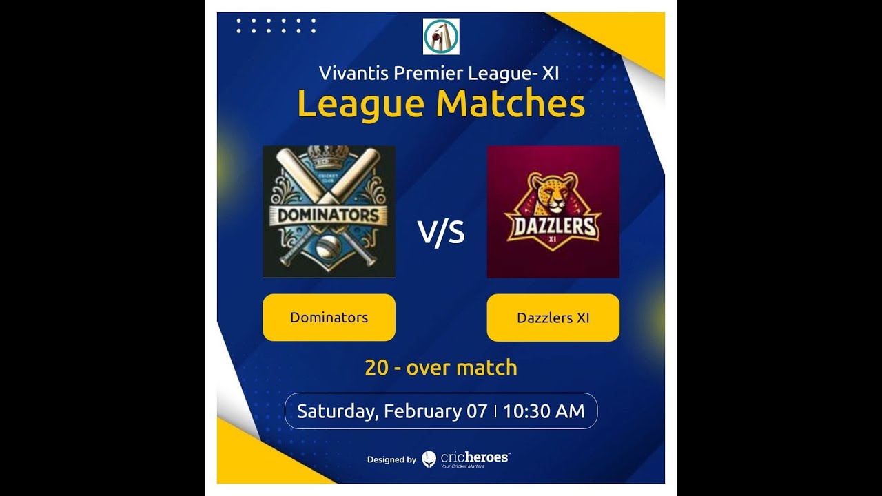 VPL-XI || HIGHLIGHTS || DOMINATORS v/s DAZZLERS XI ||
