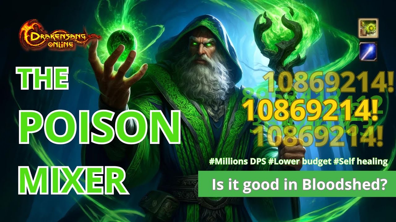 The Poison Mixer - Drakensang Online - Testing Poison mage build concept