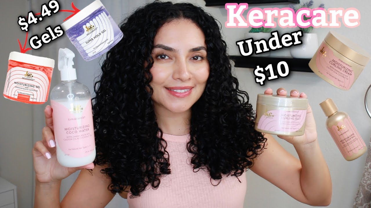 Affordable Curly Hair Products Keracare Review Day 1 - 2