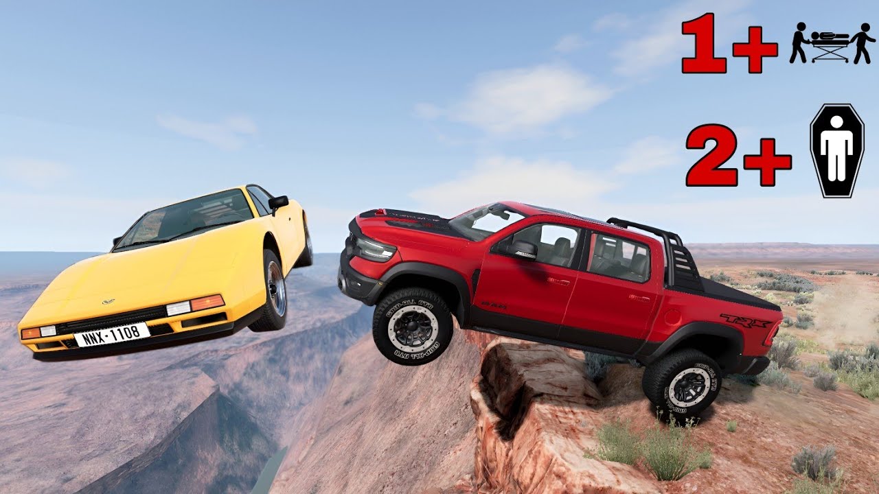 Realistic High-Speed Car Crashes in BeamNG.drive #1 | Ultra Detailed Crash Compilation