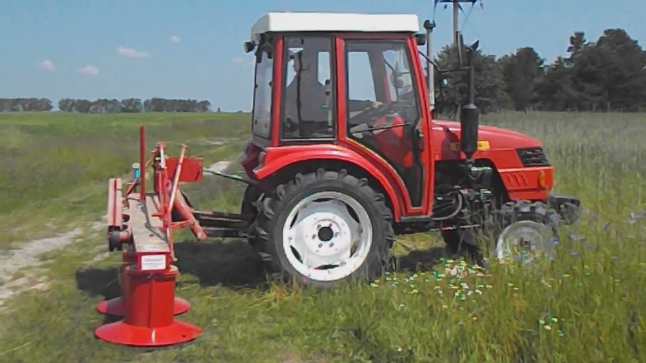 Купили косілку,DongFeng 244 Cab , ДонгФенг 244 , роторна польська z-173/1 , косим сіянку  20.06.2013