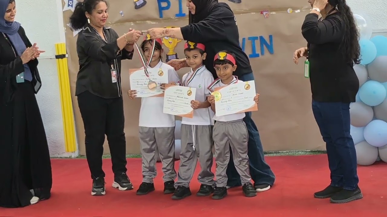 Sports Day KG1 in International Indian School 🏫,,, USMAN KHATEEB 