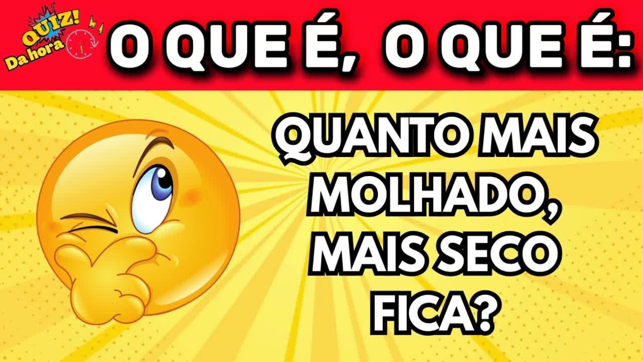 🧠 O Que &eacute;, o Que &eacute;? 🤔 S&oacute; os G&ecirc;nios Acertam as 35 Charadas!