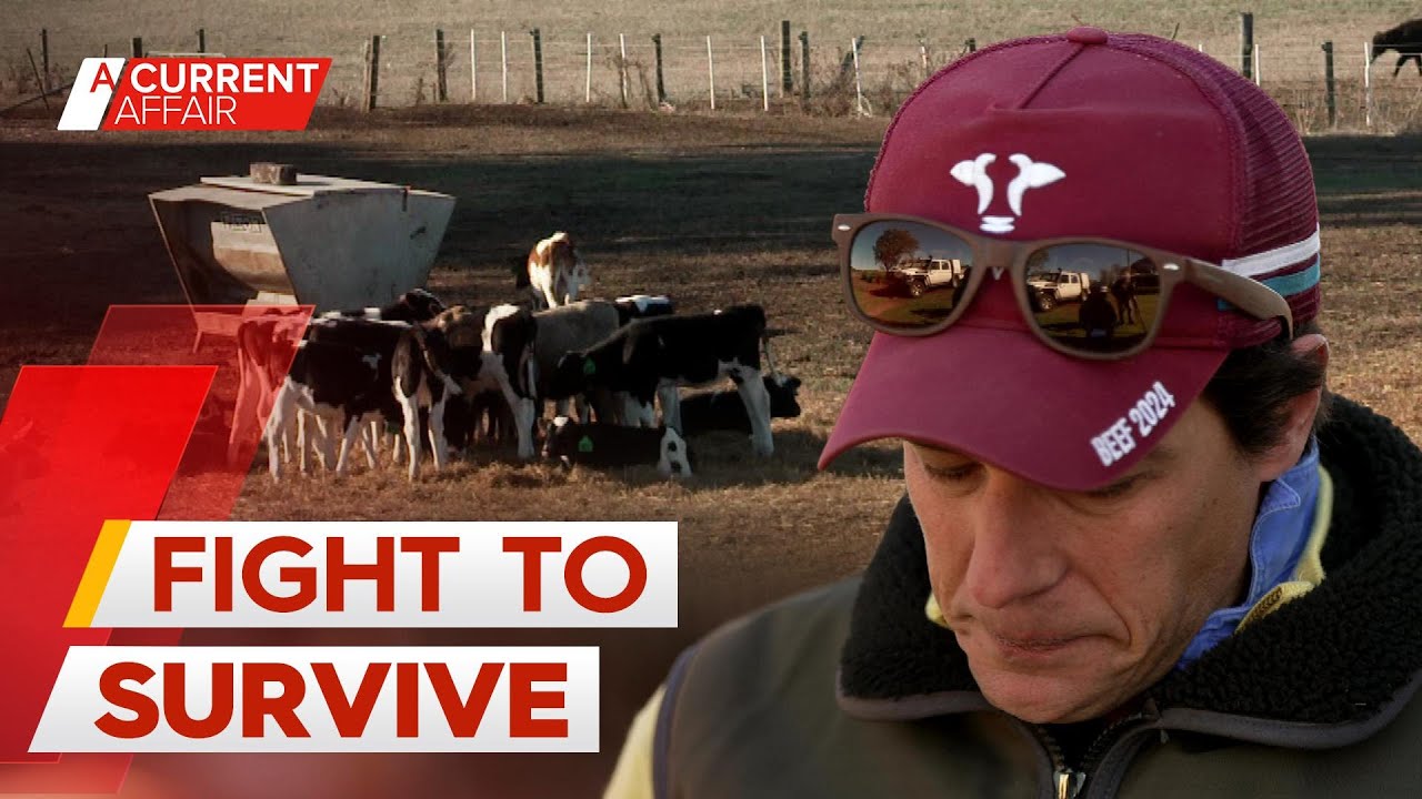 Drought pushing desperate farmers to breaking point | A Current Affair