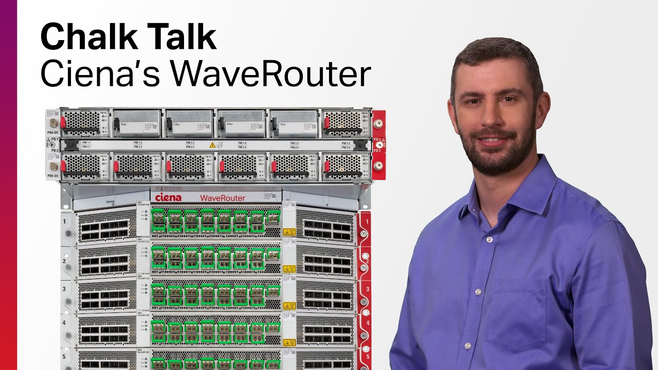 Chalk Talk: WaveRouter, Ciena’s purpose-built coherent metro router