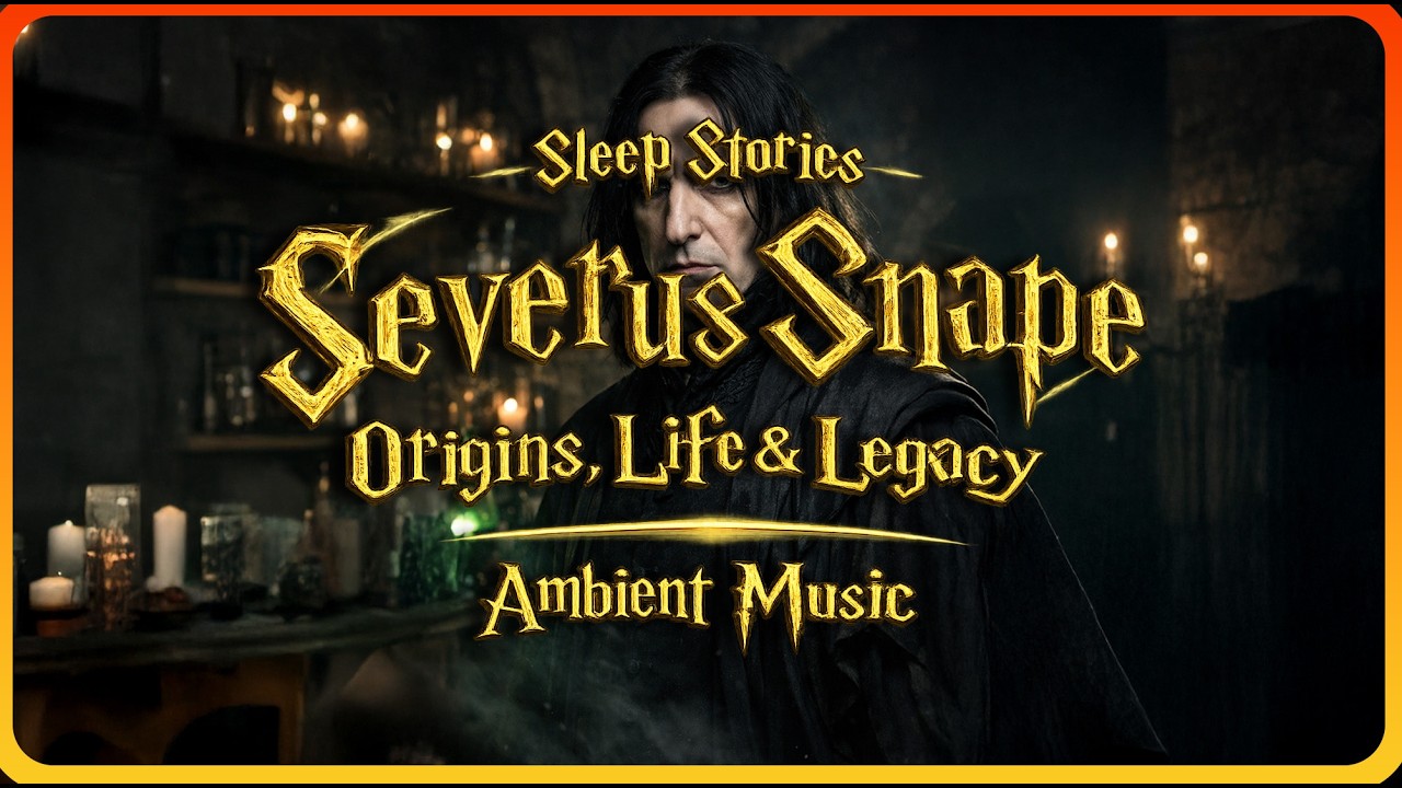 Sleep Stories: The Story of Severus Snape | Origins, Life & Legacy | Ambient Music