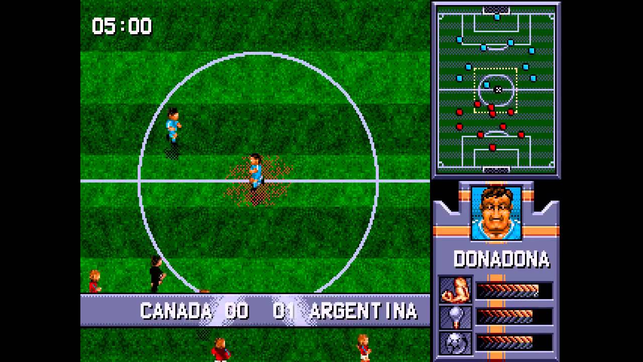 AWS Pro Moves Soccer ... (Sega Genesis) Gameplay