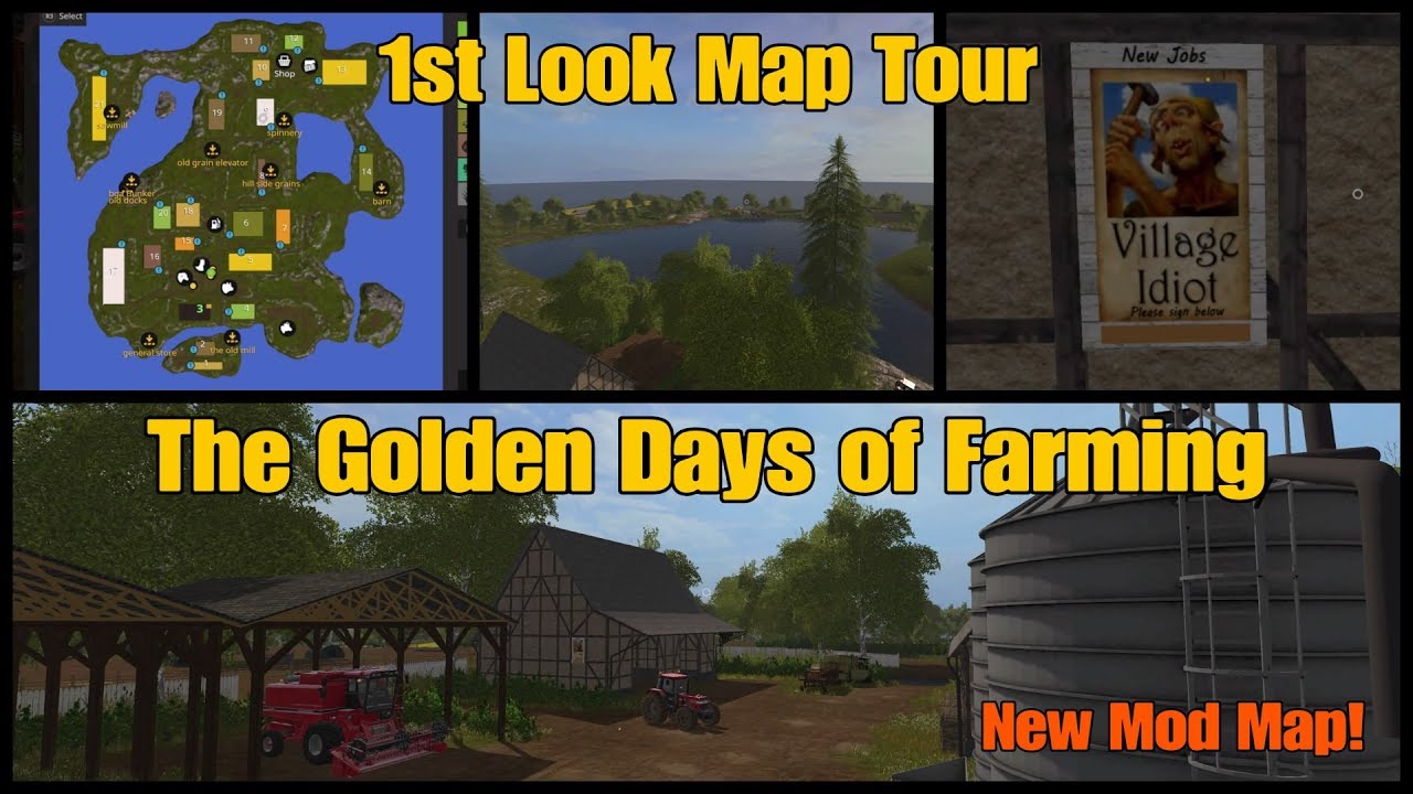 Давайте поиграем в Farming Simulator 17 на PS4: Золотые дни фермерства, первый обзор карты (новая...