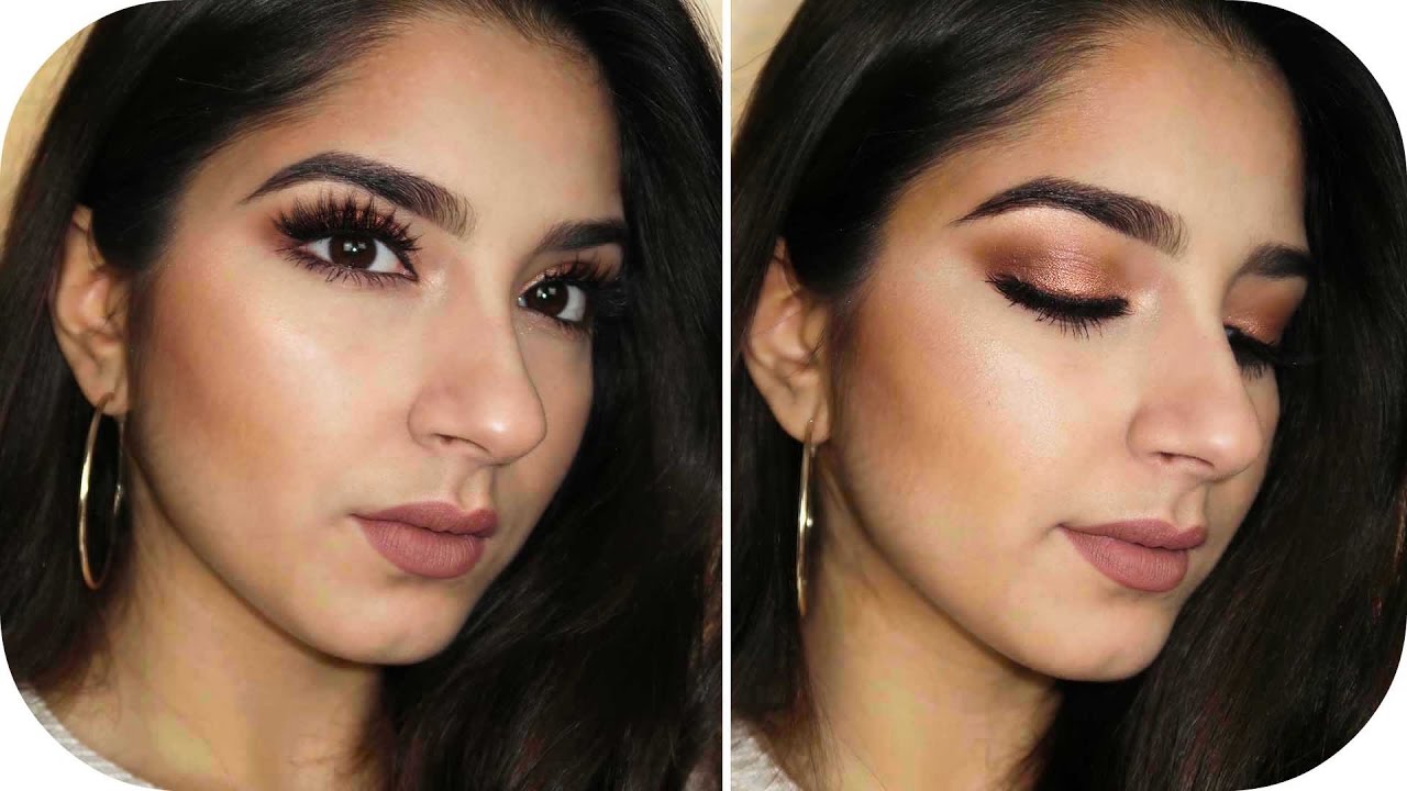 EINFACHES FESTTAGS MAKE UP -  Bronze / Kupfer - für Anfänger | Sanny Kaur