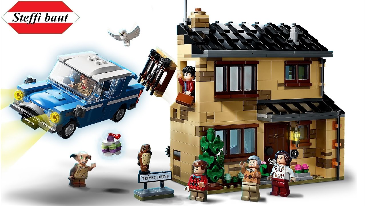 LEGO Harry Potter 75968 4 Privet Drive unboxing & speed build