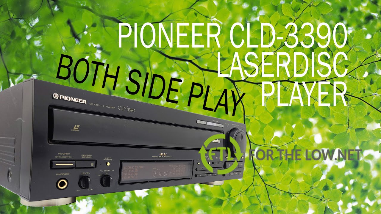 Pioneer Laserdisc Player with Both Side Play and S-Video CLD-3390 SUPER RARE