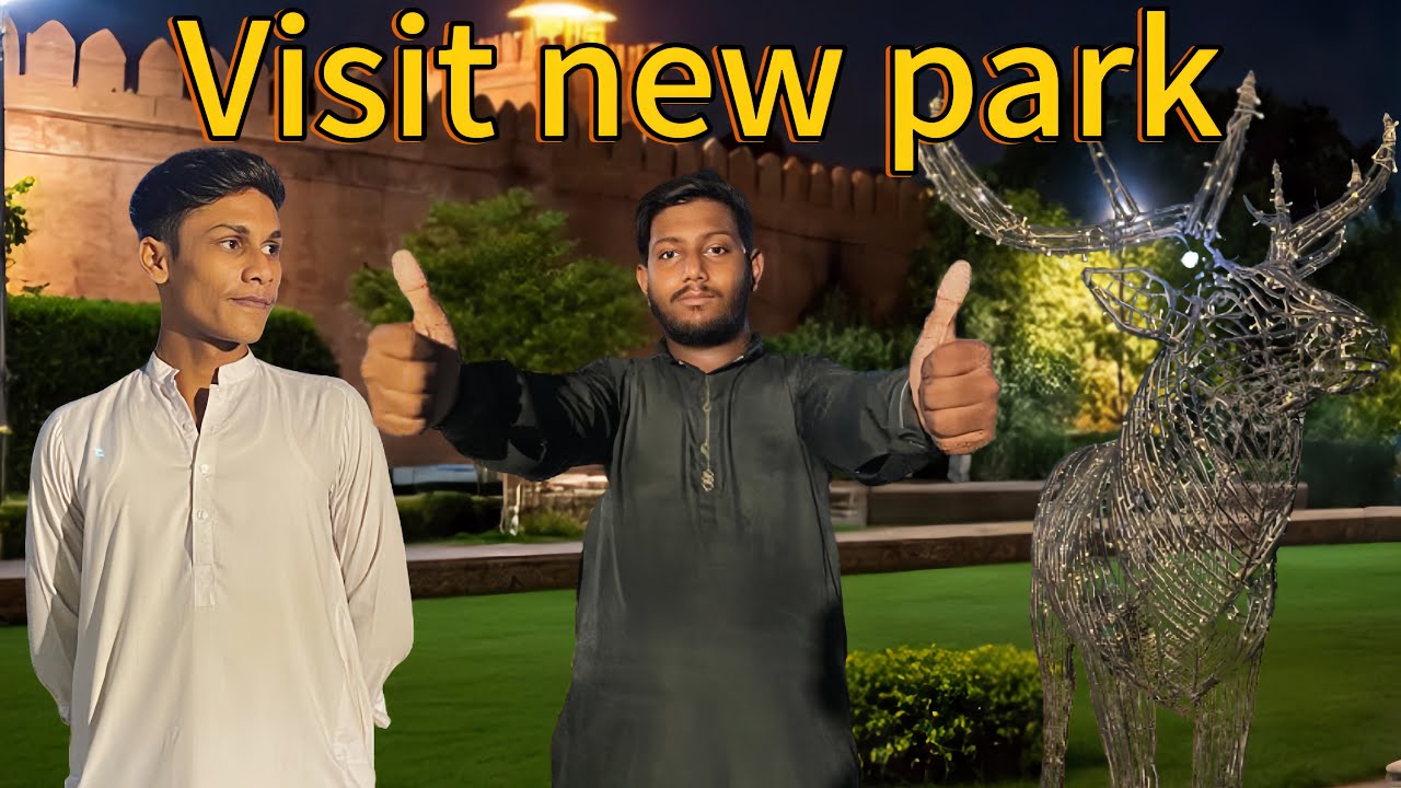 Visit New park || New Park in Rohri || 2025 || Hassnain Abbasi Vlog 
