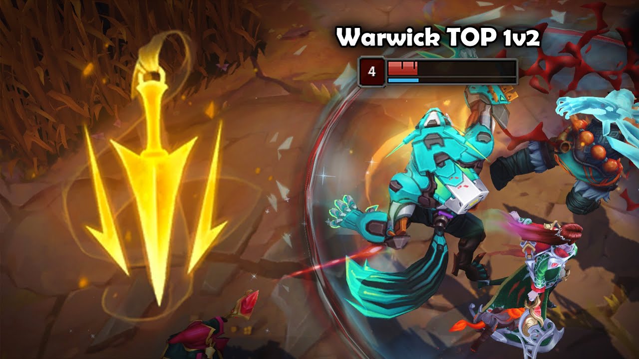 La CURACIÓN INFINITA de WARWICK en TOP (No le puedes ganar)