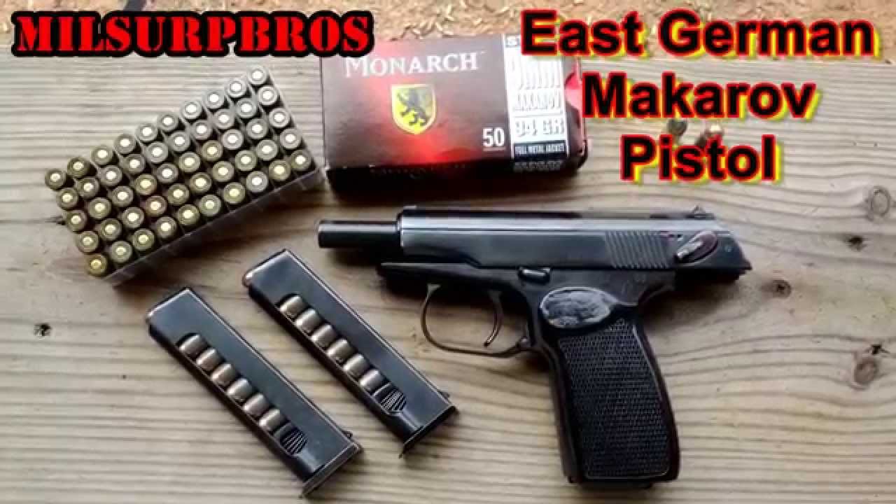 East German Makarov Pistol (9x18 Makarov)