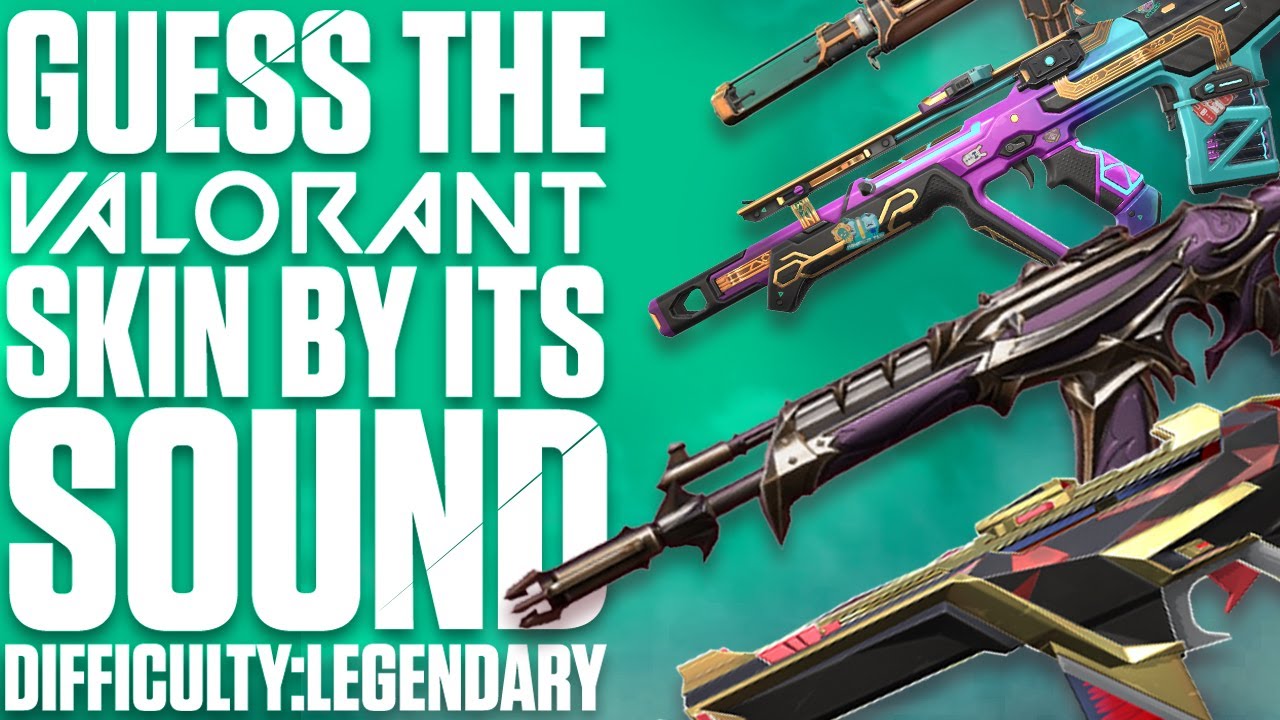 Legendary:Guess the Valorant Skin By Sound | Challenge | TRY THIS! 
