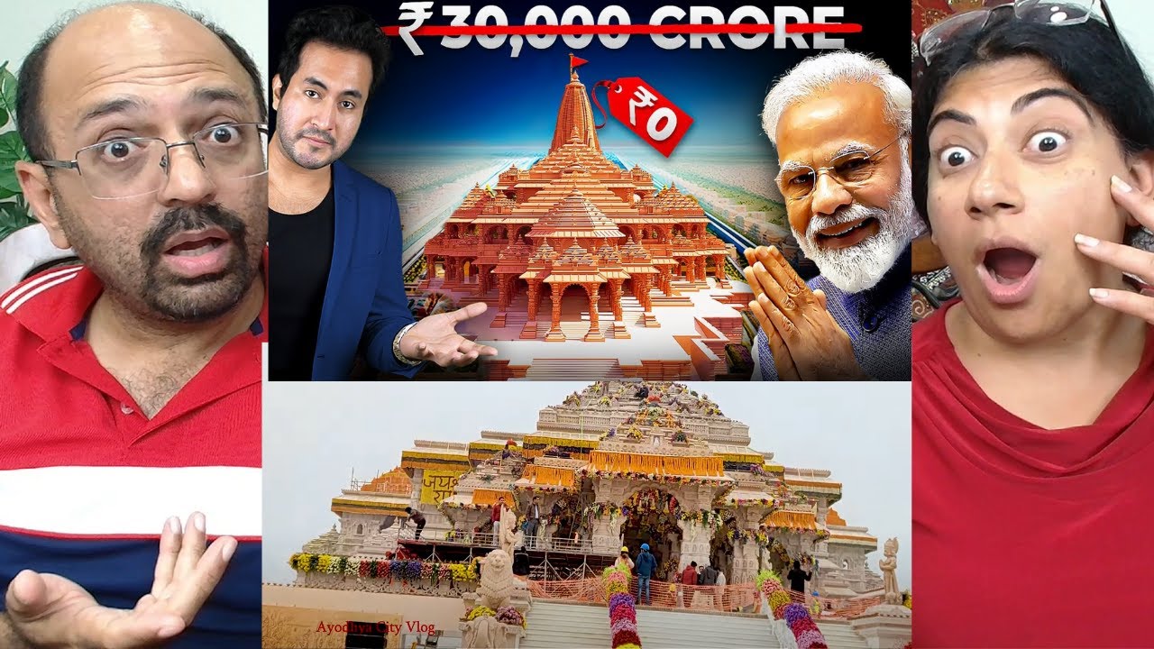 How RAM MANDIR was Made with 0 RUPEES 🚩| American Hindu Reaction 😍✨!