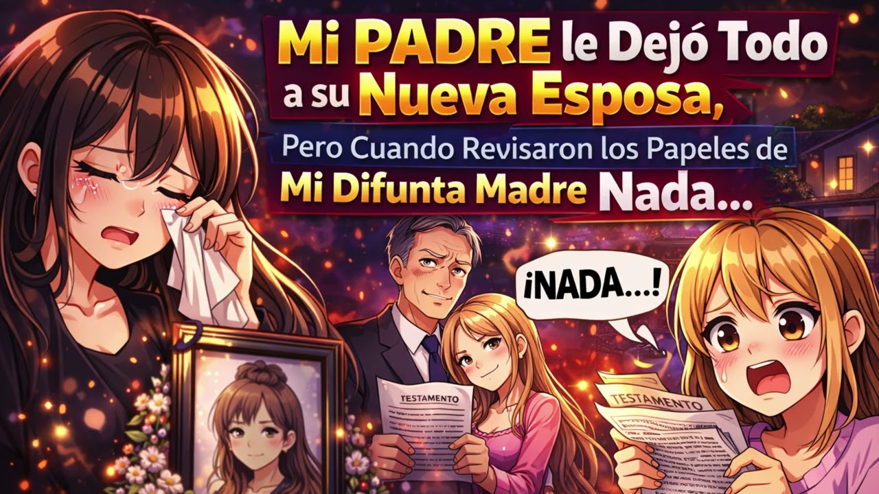 Mi PADRE le Dejó Todo a su Nueva Esposa, Pero Cuando Revisaron los Papeles de Mi Difunta Madre Nad
