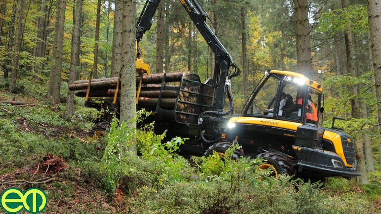 Ponsse harvester &eacute;s forwarder, JENZ apr&iacute;t&oacute;g&eacute;p &eacute;s Westtech d&ouml;ntőfej - AustroFoma - Forest Power Kft.