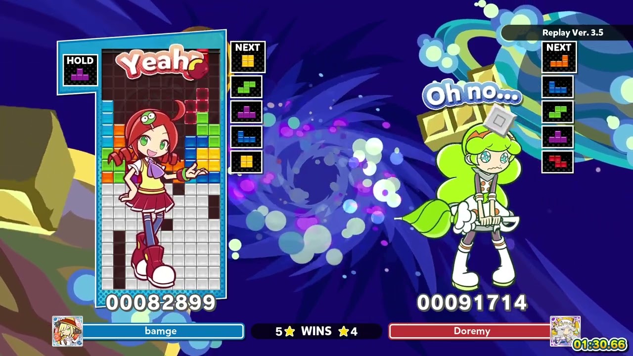 [Puyo Puyo Tetris 2] Bankai Tetris League PC-A: Doremy vs. Bamge (1) (20-01-2022)