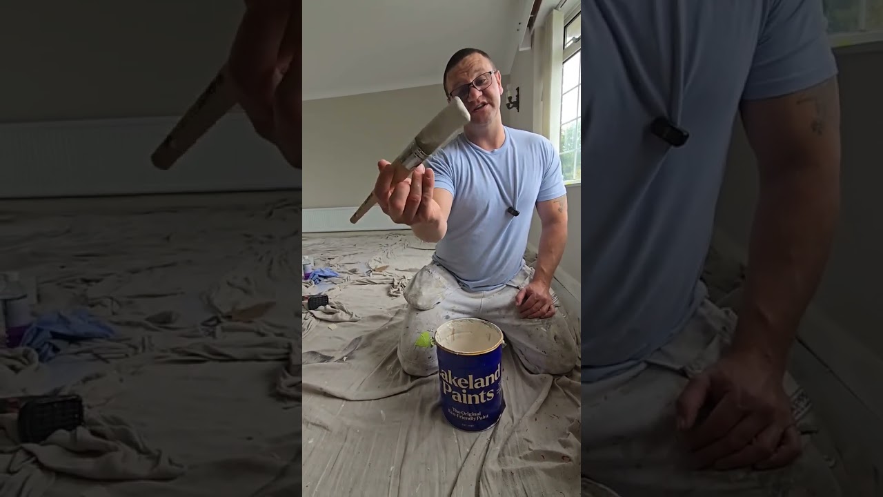 How to touch paint up on a finished wall.