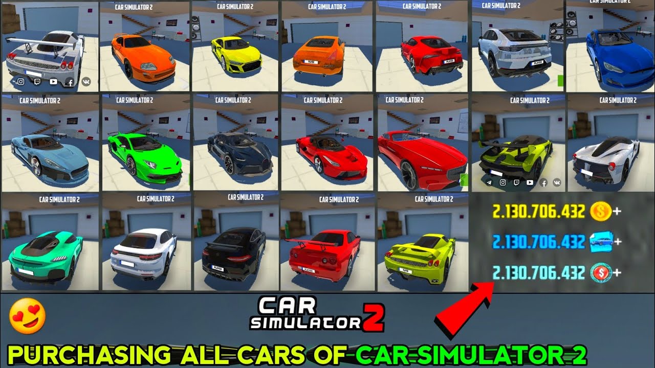 Unlocking ALL Cars in Car Simulator 2! 😱💸 New Update + Mod APK! 