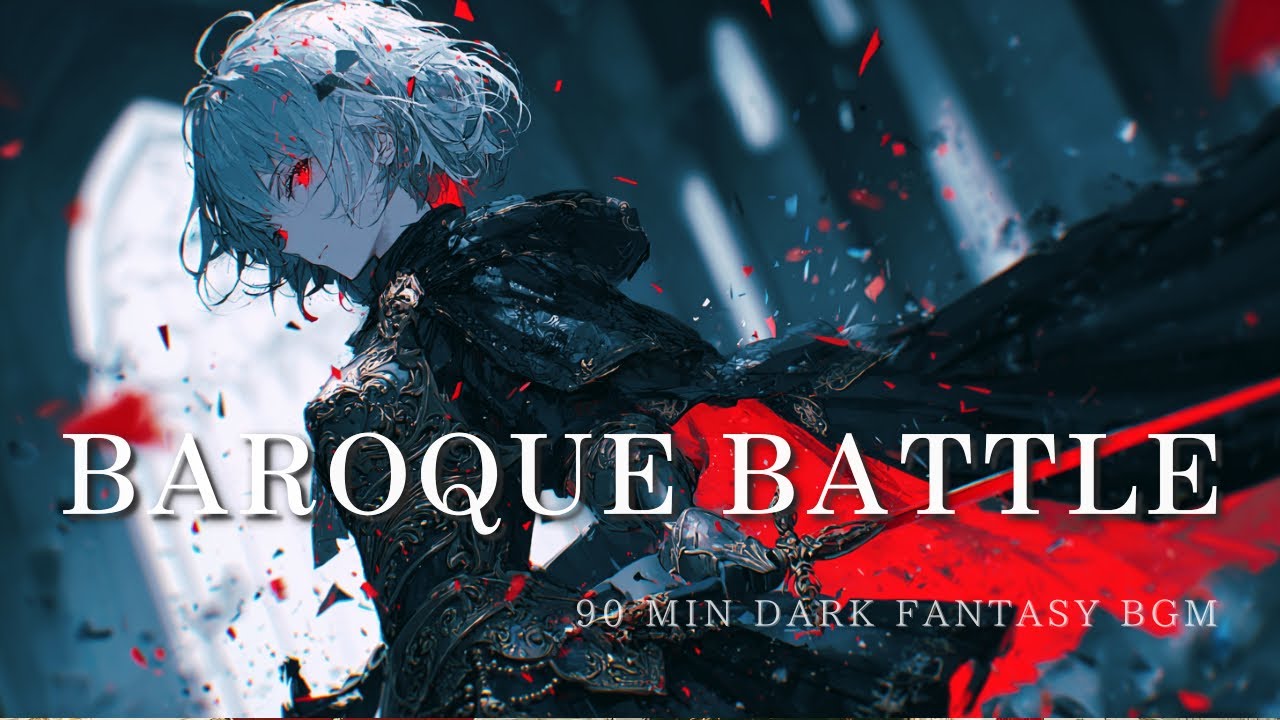 Baroque Battle Music — Dark Fantasy Combat BGM for Writing & TRPG (90 Min)