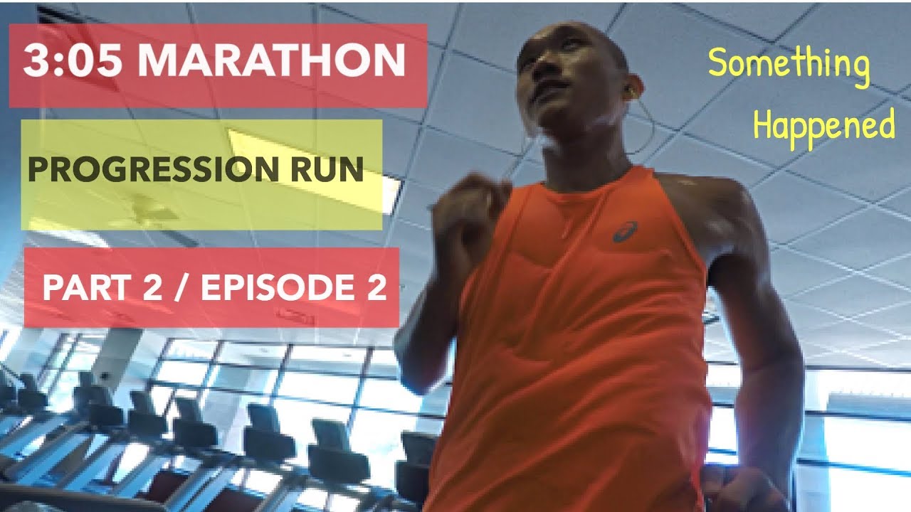 Chasing 3:05 Boston marathon qualifying time / Progression run
