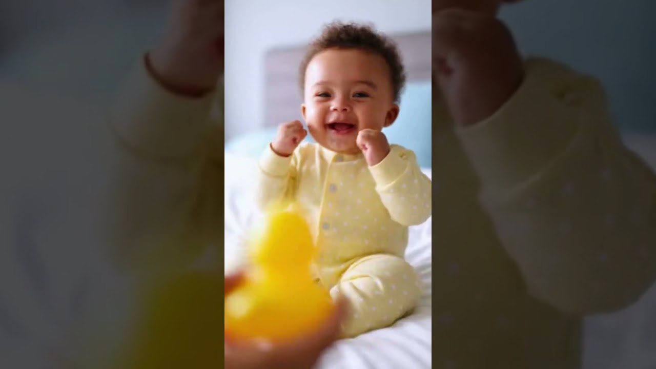 Baby Can't Stop Laughing! Rubber Duck + Peekaboo Makes Him ROLL 😂 Cutest Viral Moment 2026! #happy