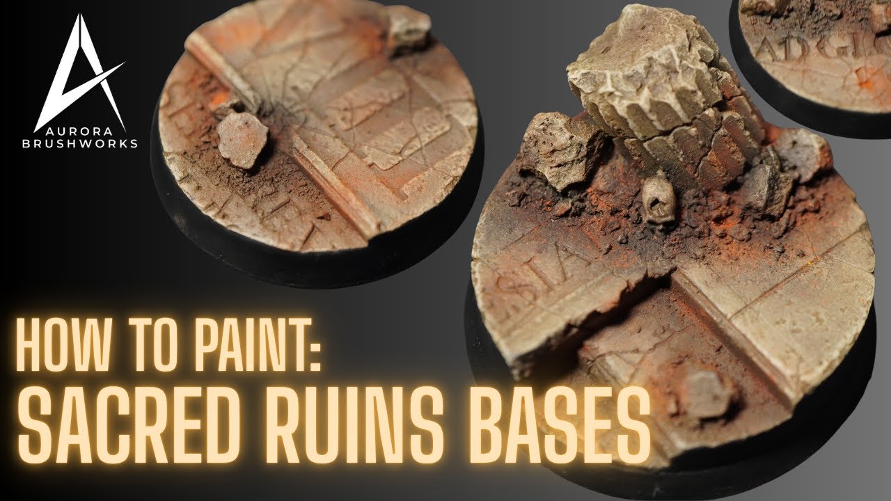 Quick & Easy Sacred Ruins Bases | Sandstone Basing for Warhammer 40K / Horus Heresy