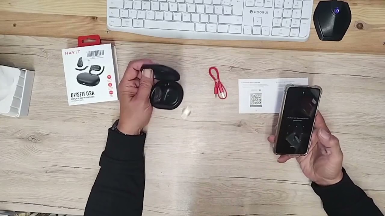 Havit OWS915 Open Ear Bluetooth Kopfhörer, Könnte gut sein wenn die Einstellungsapp funktioniert