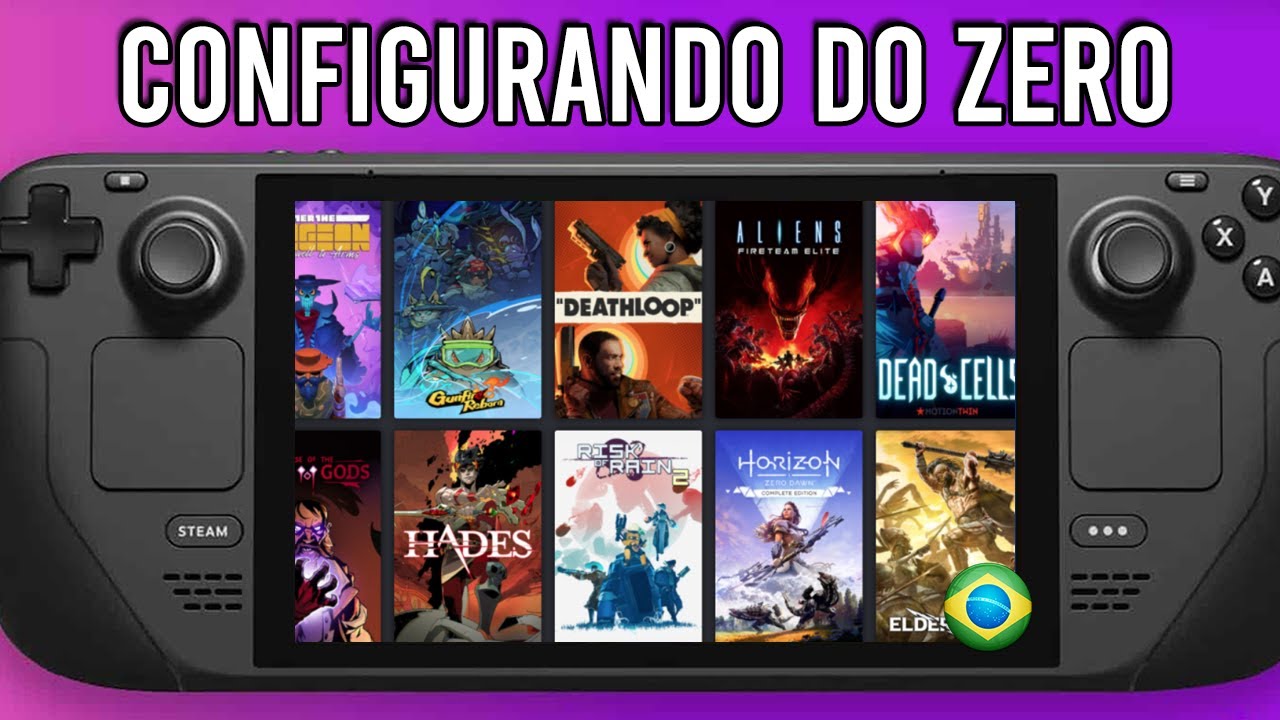 STEAM DECK CONFIGURADO DO ZERO TUTORIAL COMPLETO