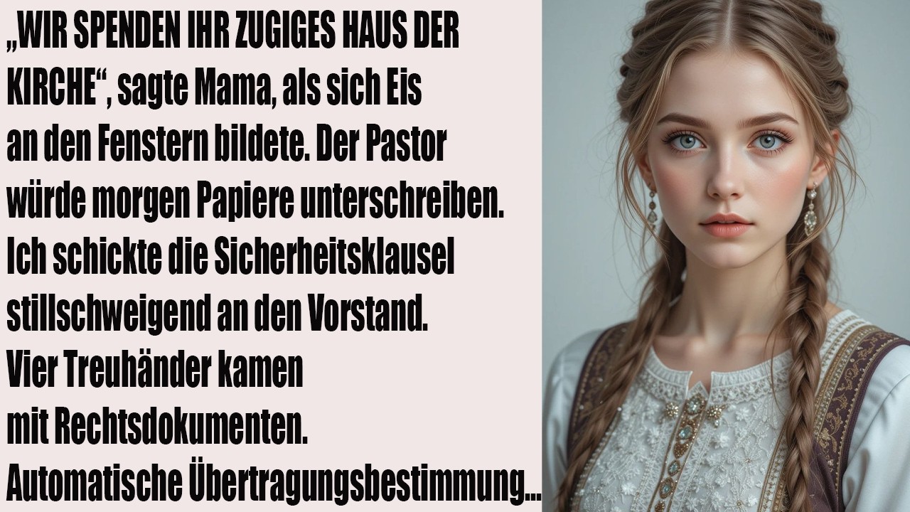 Mutter verkaufte mein „Kaltes Herrenhaus“ an ihre Kirche – und der Treuhandrat änderte alles…