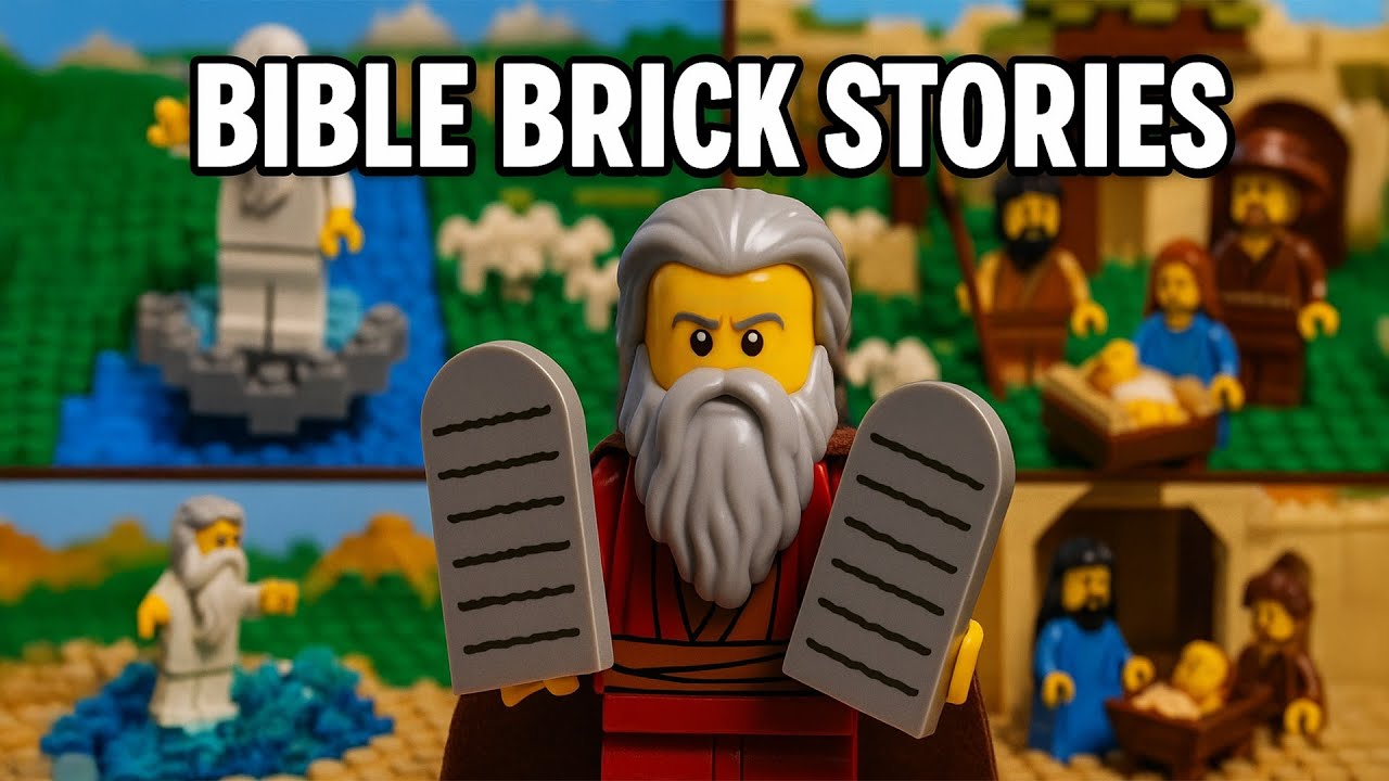 5 анимированных библейских историй с помощью ИИ | Стиль Bible Brick Story