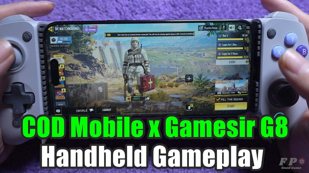 Call of Duty Mobile Handheld Gameplay with Gamesir G8 Galileo Type-C