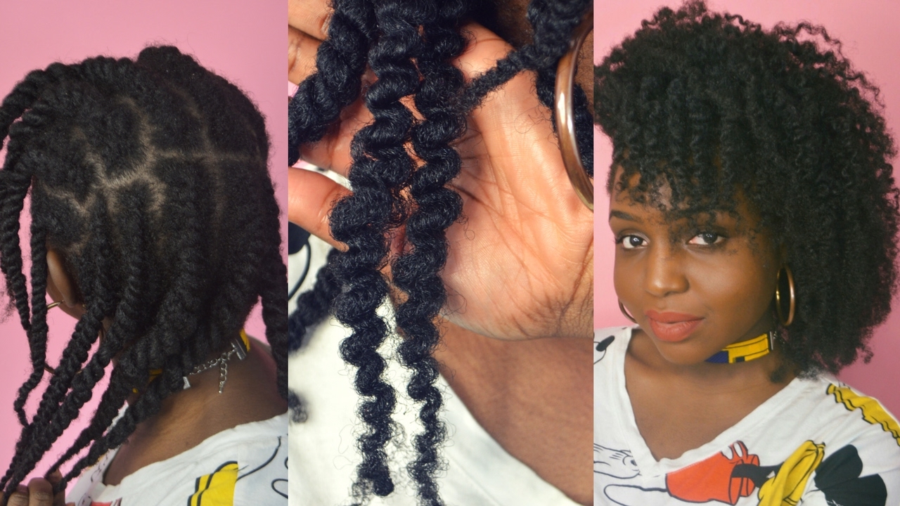 PART 1: STYLE YOUR 4C HAIR WITH JUST SHEA BUTTER!! (Flat twist out on 4c hair)