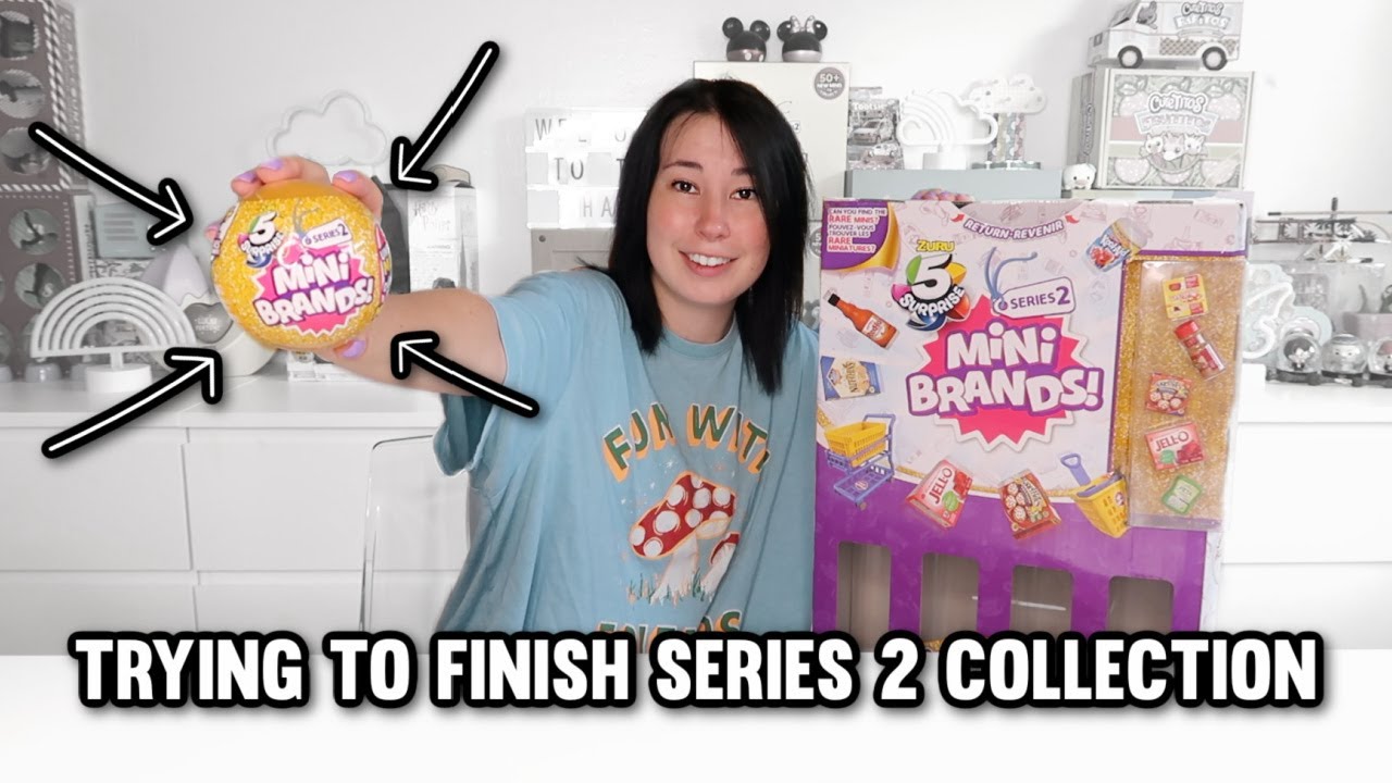 unboxing my last case of mini brands series 2