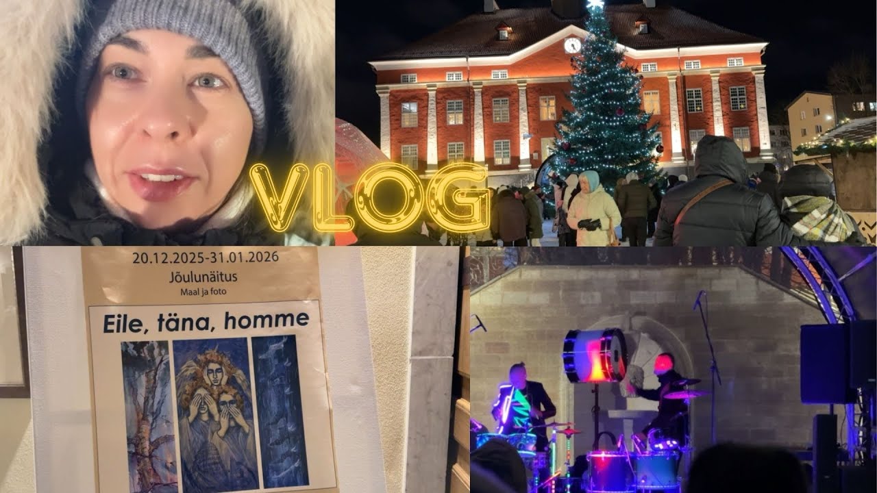 🎄 Закрытие Рождественской деревни | Нарва | Праздничная атмосфера ✨